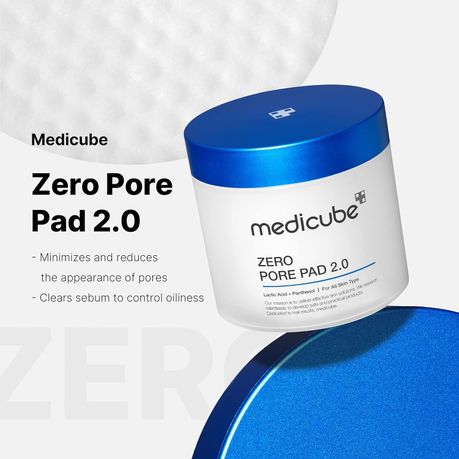 Medicube Zero Pore Pads 2.0 | Daily Exfoliating Toner Pads for Smoother, Clearer Skin